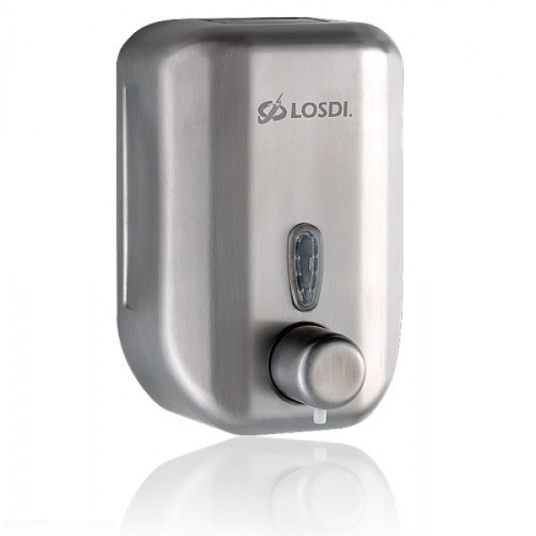 Dispenser sapun lichid 0.75L Losdi inox mat